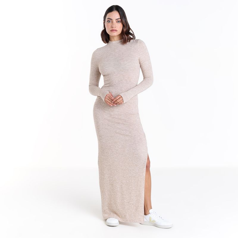 BASEMENT - Vestido Mujer Largo Basement