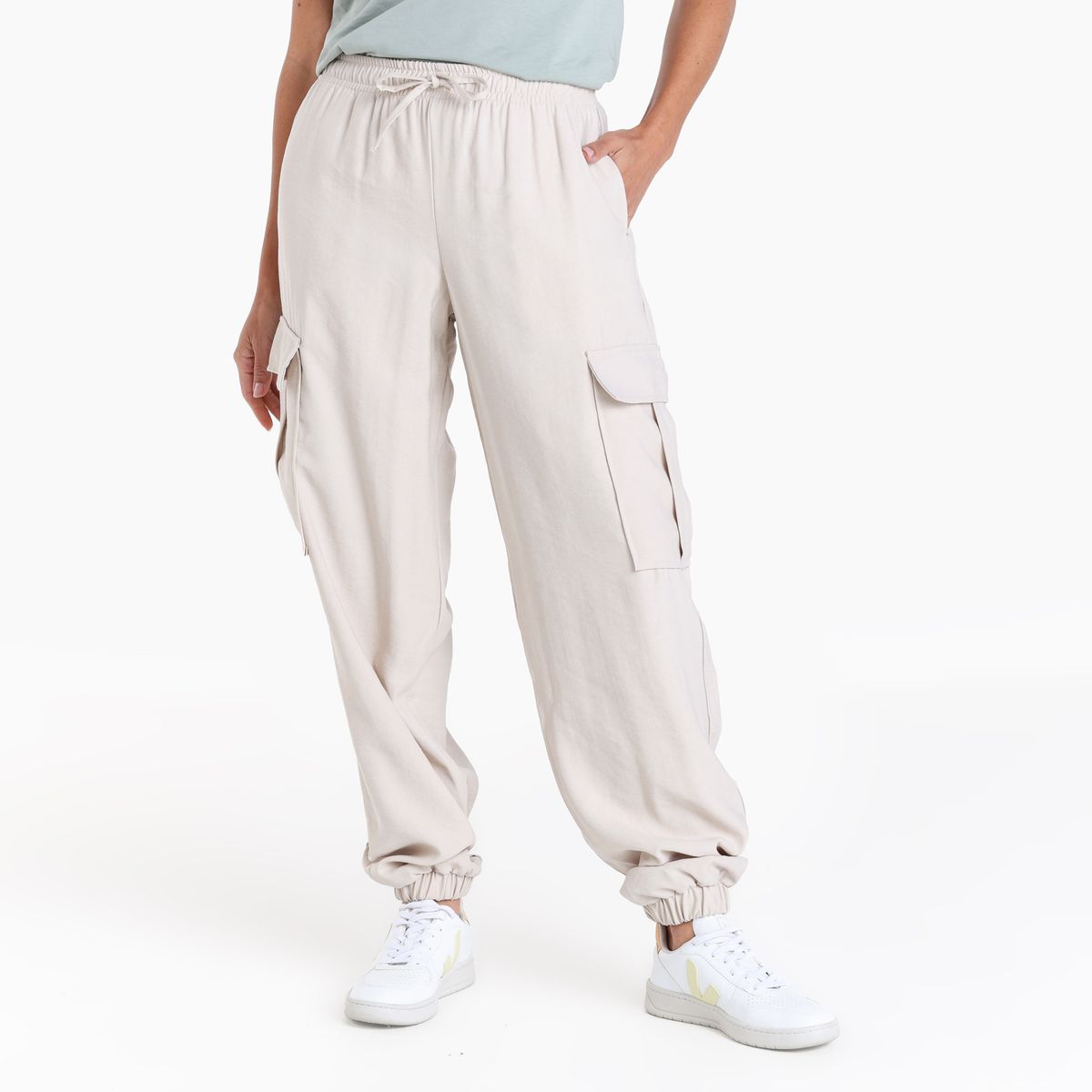 BASEMENT - Pantalón Jogger Mujer Tiro alto Basement