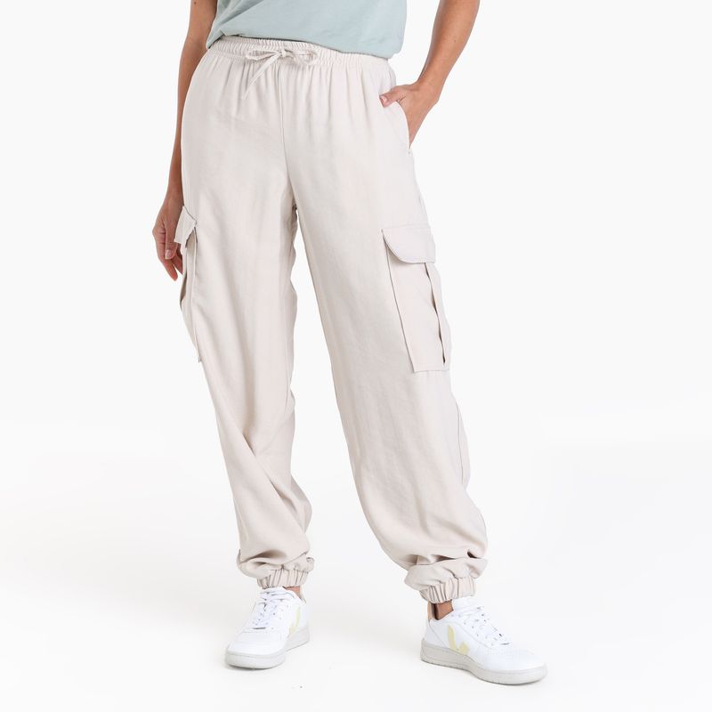 BASEMENT - Pantalón Jogger Mujer Tiro alto Basement