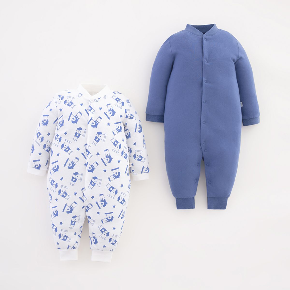 BABY FRESH - Pijamas para Bebé niño Pack de 2 unidades Manga larga de Algodón Baby Fresh