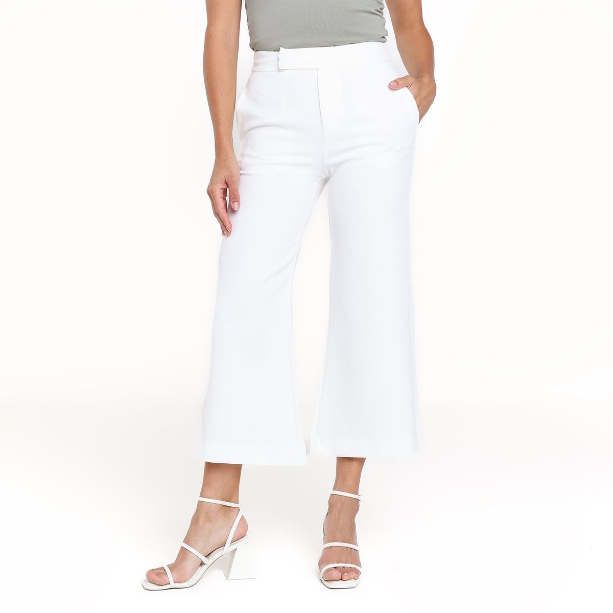 BASEMENT - Pantalón Culotte Mujer Tiro alto Basement