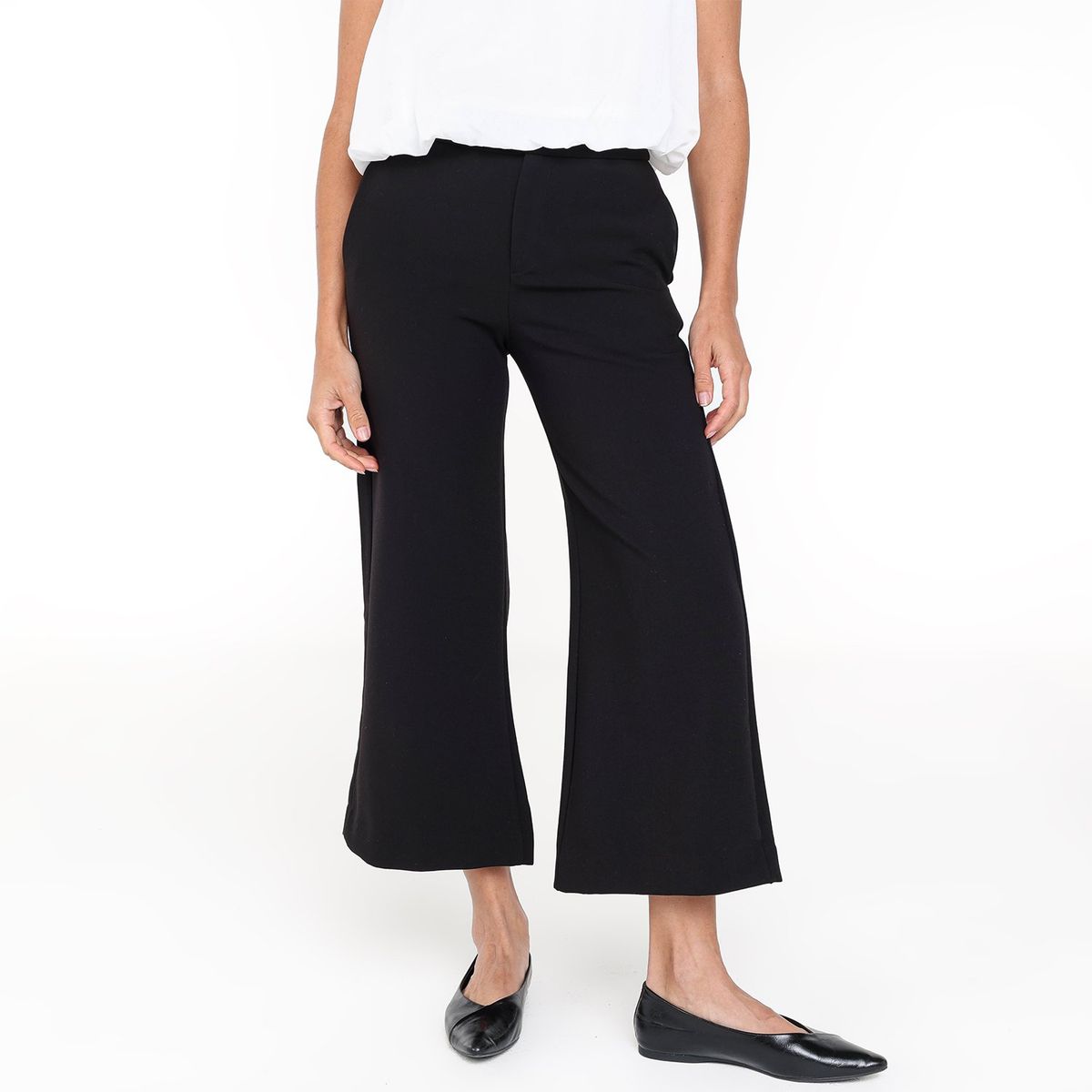 BASEMENT - Pantalón Culotte Mujer Tiro alto Basement