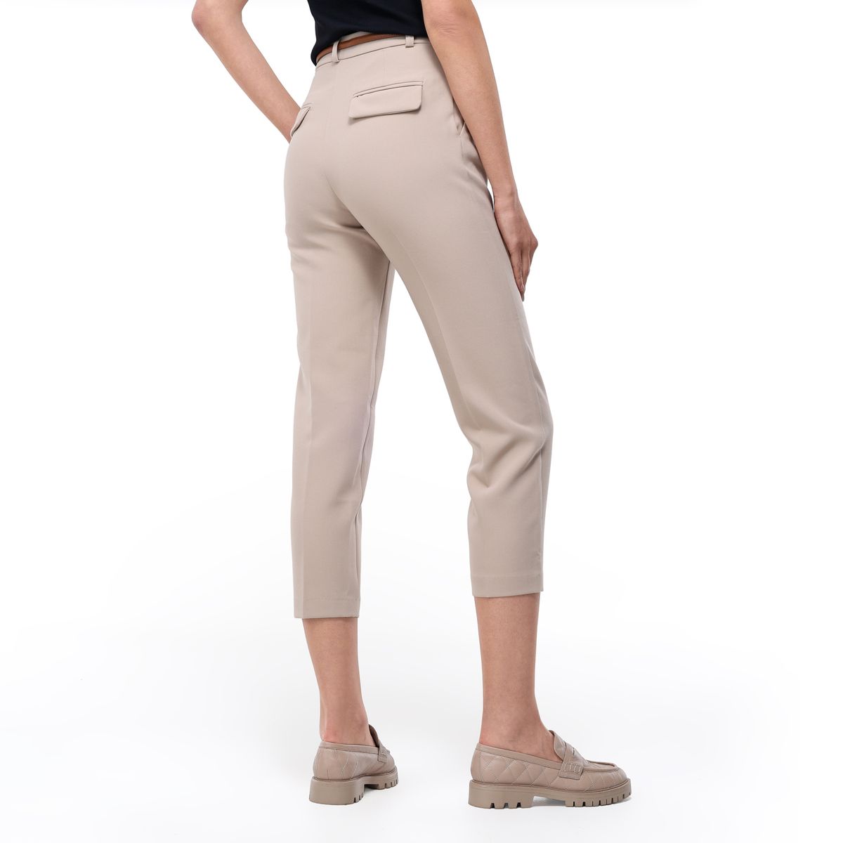 BASEMENT - Pantalón Balloon Mujer Tiro alto Basement