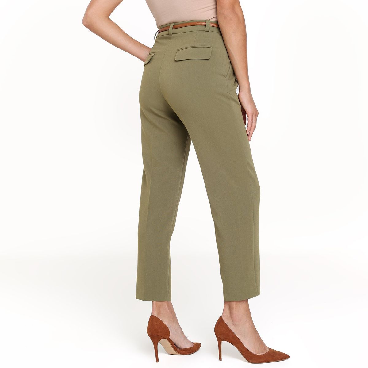 BASEMENT - Pantalón Balloon Mujer Tiro alto Basement