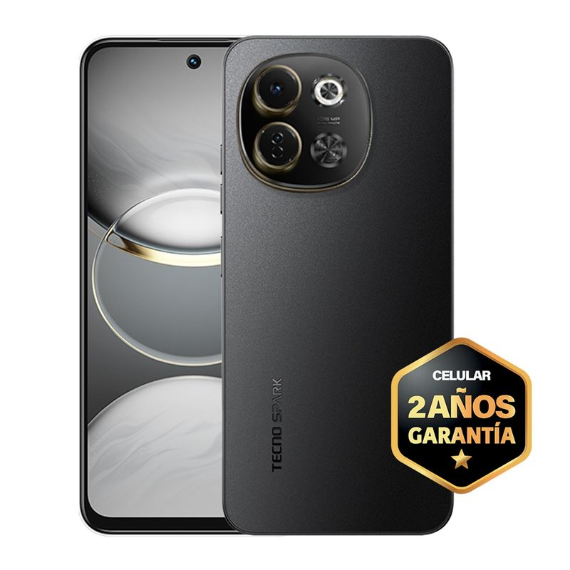 TECNO MOBILE - Celular TECNO|SPARK 30 5G 256GB | 8GB RAM | cámara posterior 108MP |cámara frontal 8MP| pantalla 6,67 pulgadas |Con cargador + Case | Color Negro