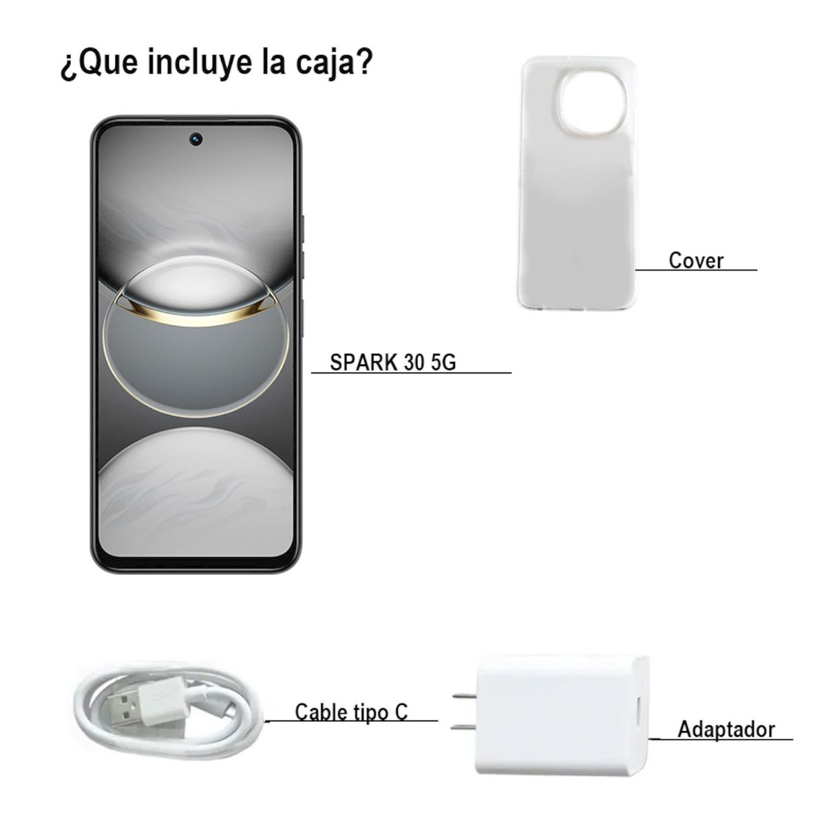 TECNO MOBILE - Celular Tecno Spark 30 5G | 256GB | 8GB RAM
