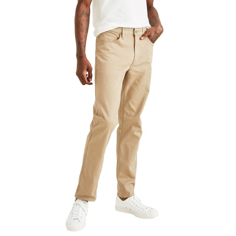 DOCKERS - Jean 5 Bolsillos Hombre Recto de Algodón DOCKERS