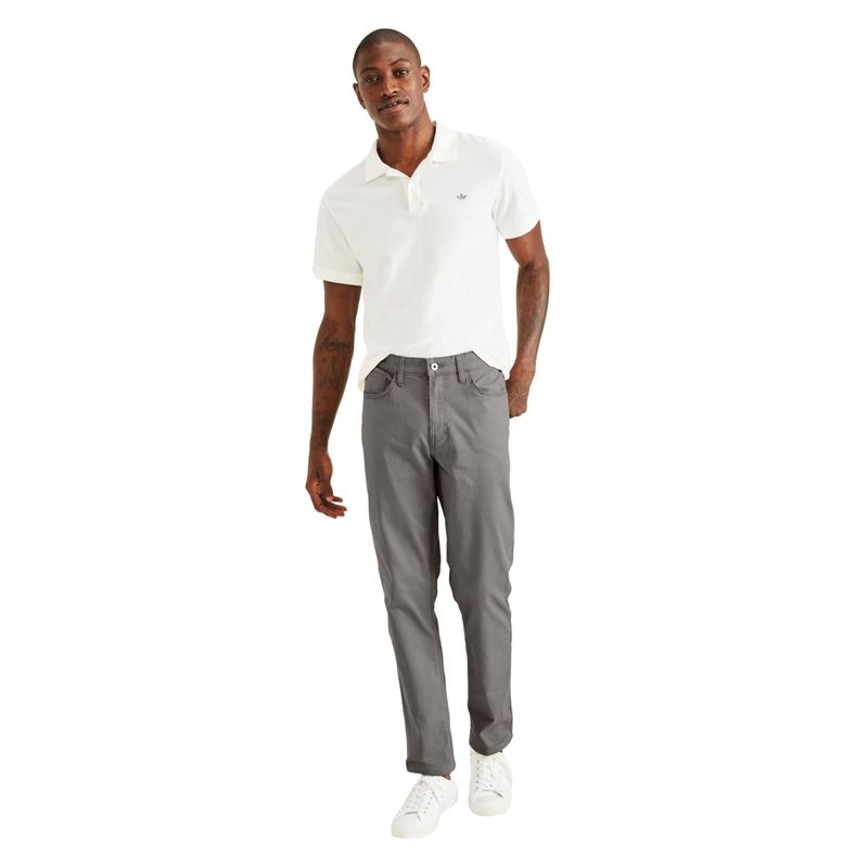 DOCKERS - Jean 5 Bolsillos Hombre Recto de Algodón DOCKERS
