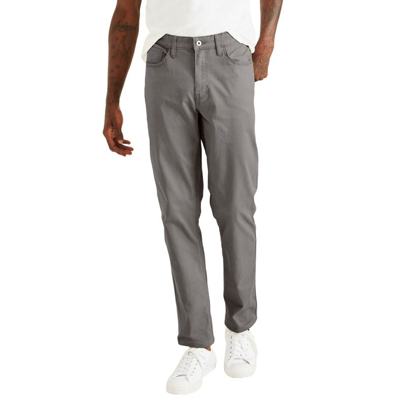 DOCKERS - Jean 5 Bolsillos Hombre Recto de Algodón DOCKERS