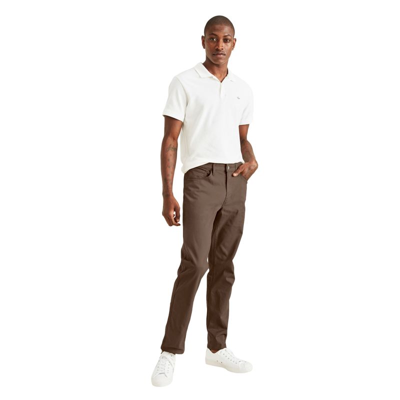 DOCKERS - Jean 5 Bolsillos Hombre Recto de Algodón DOCKERS