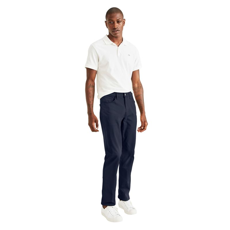 DOCKERS - Jean 5 Bolsillos Hombre Recto de Algodón DOCKERS