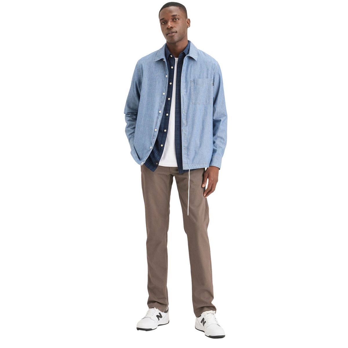 DOCKERS - Pantalón Chino Hombre Slim de Algodón DOCKERS