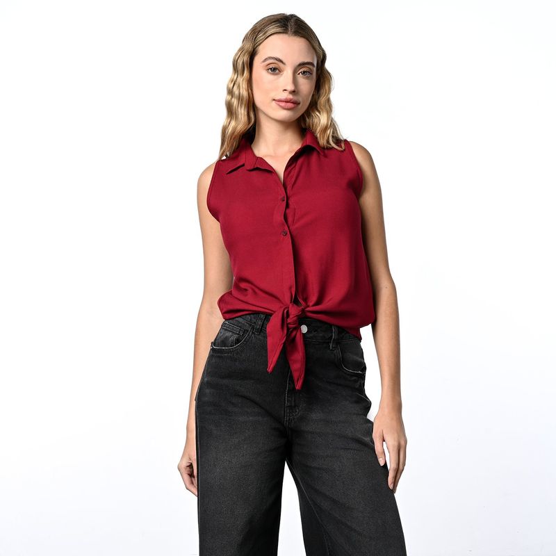 DENIMLAB - Camisa Mujer Sin mangas Denimlab