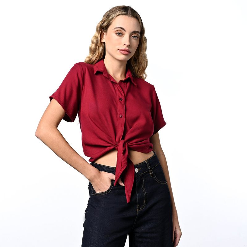 DENIMLAB - Camisa Mujer Manga corta Denimlab