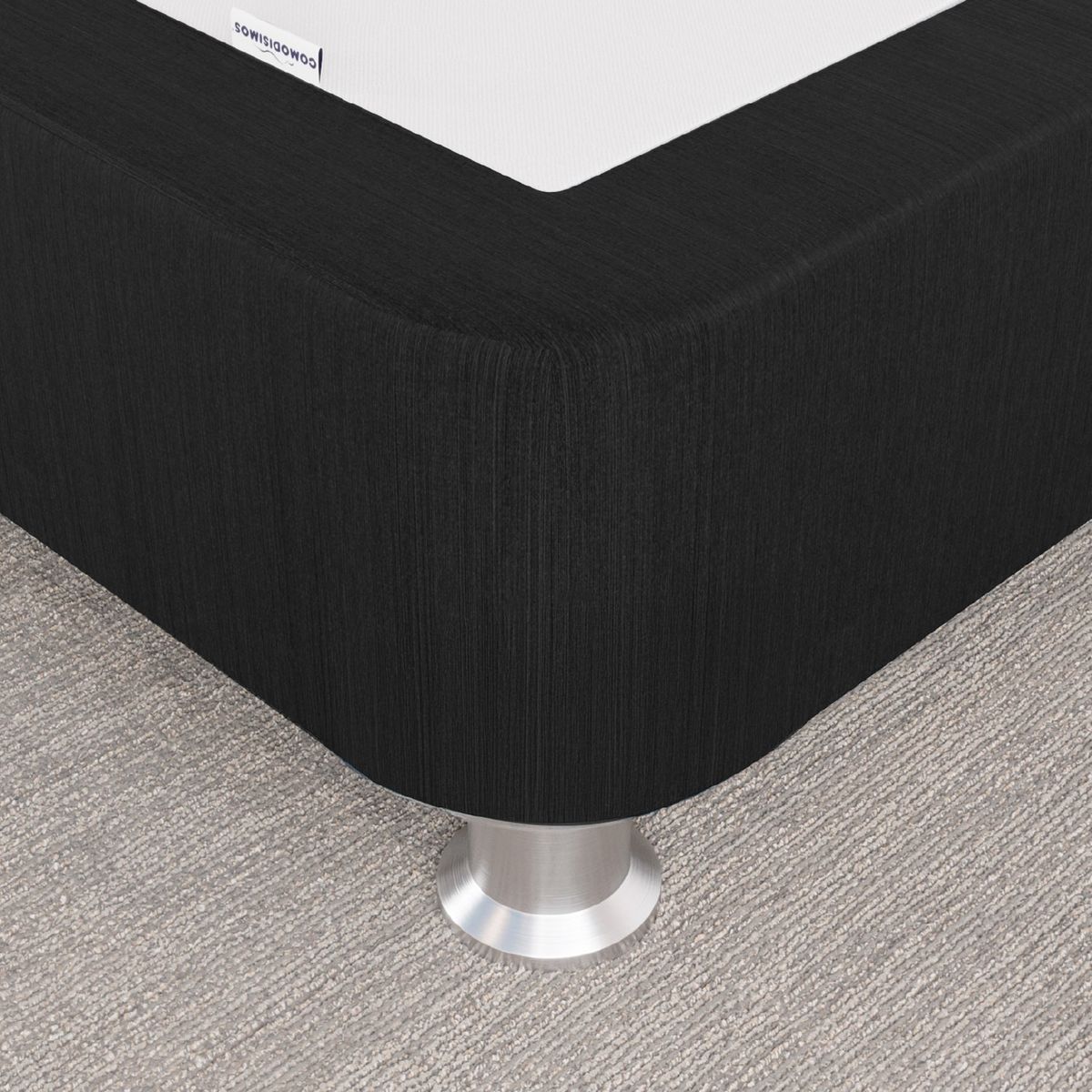 COMODISIMOS - Base Cama Essencial Negro 120x190