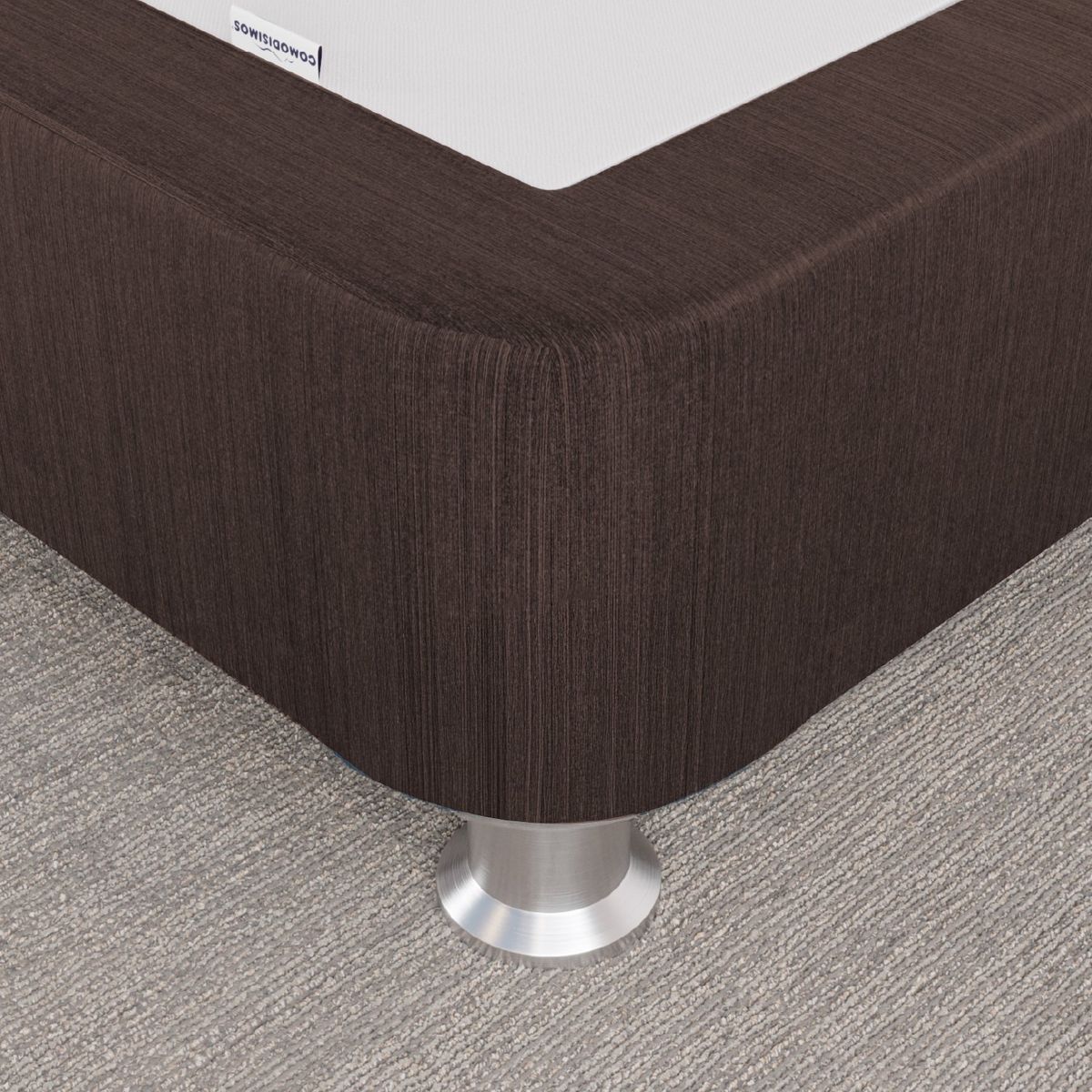 COMODISIMOS - Base Cama Dividida Tamaño Doble en Madera Essential (Incluye Solo 1 Mitad), 140 x 95 cm Comodisimos