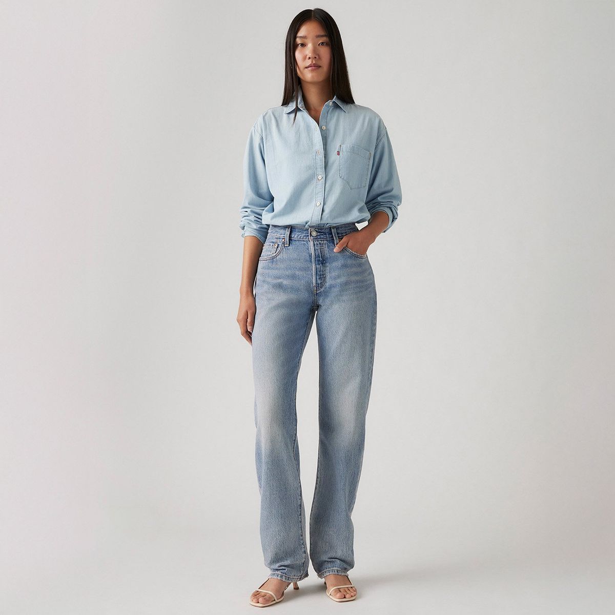 LEVIS - Jean Slim Mujer Tiro alto Levis 501