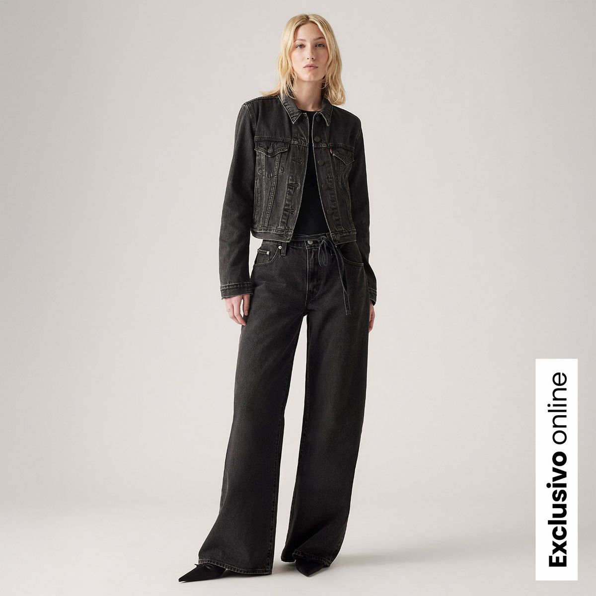 LEVIS - Jean Wide leg Mujer Tiro medio Levis