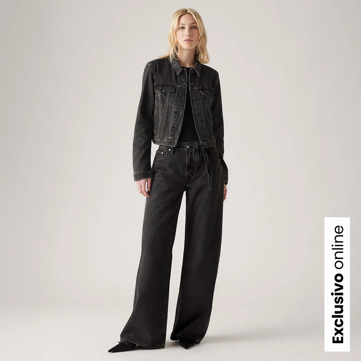 LEVIS - Jean Wide leg Mujer Tiro medio Levis