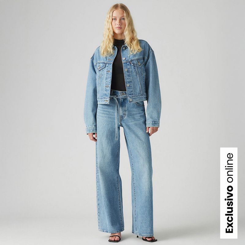 LEVIS - Jean Wide leg Mujer Tiro medio Levis