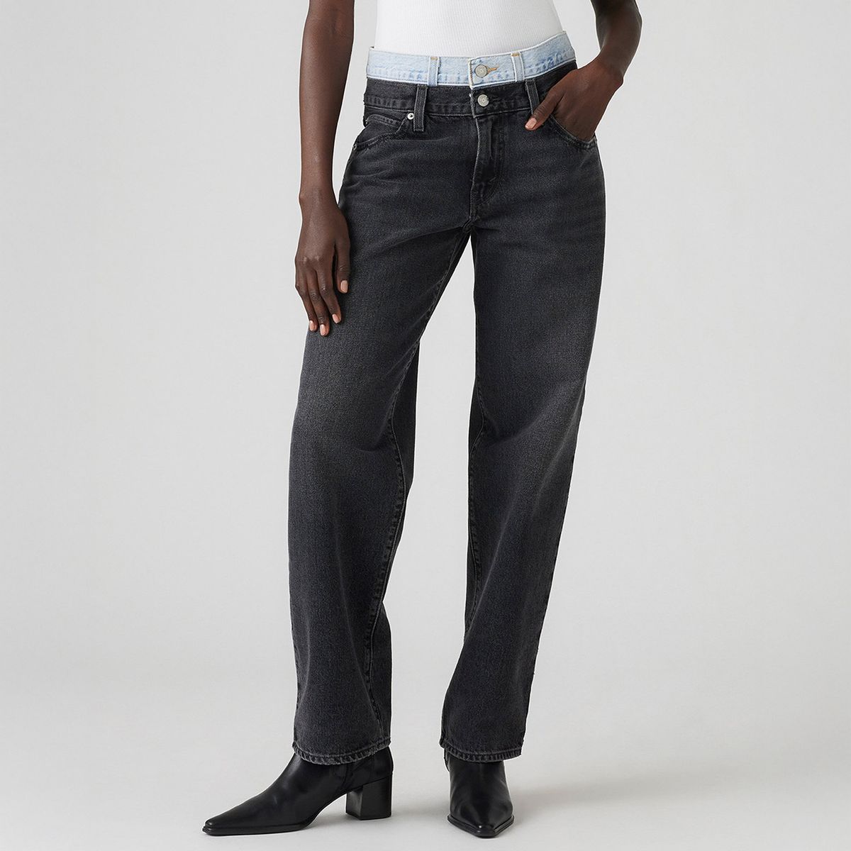 LEVIS - Jean Recto Mujer Tiro Alto Levis 501 