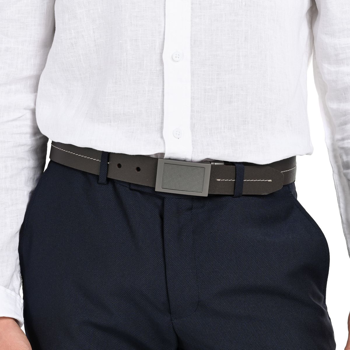 NEWPORT - Cinturón Hombre Newport Cuero