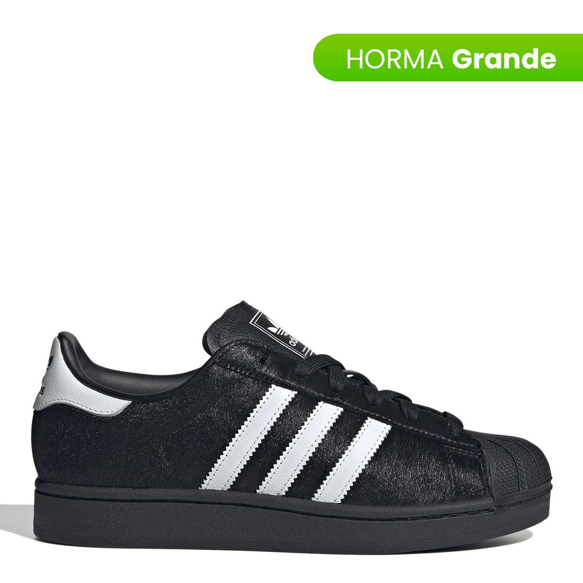 ADIDAS ORIGINALS - Tenis Adidas Originals Moda Superstar II Mujer Negros Horma Grande