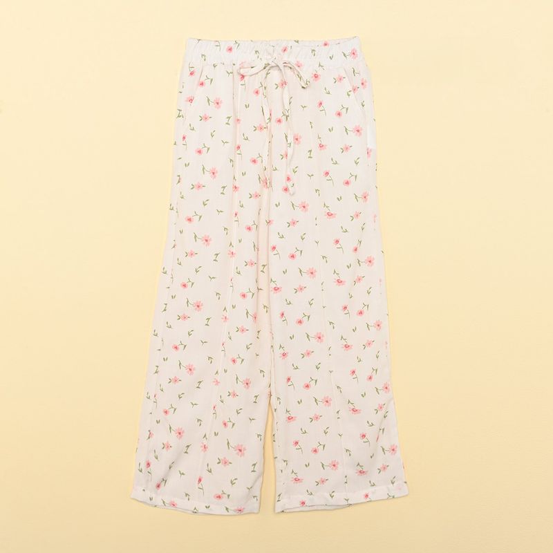 CONIGLIO - Pantalón para Niña Cintura elásticada Tiro alto Coniglio