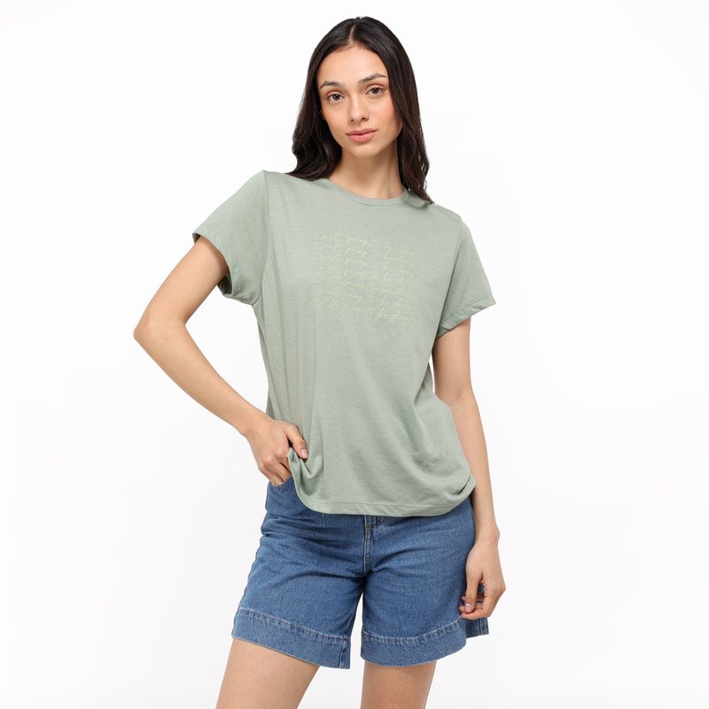 SYBILLA - Camisa Mujer Con Estampado Manga corta de Algodón Sybilla
