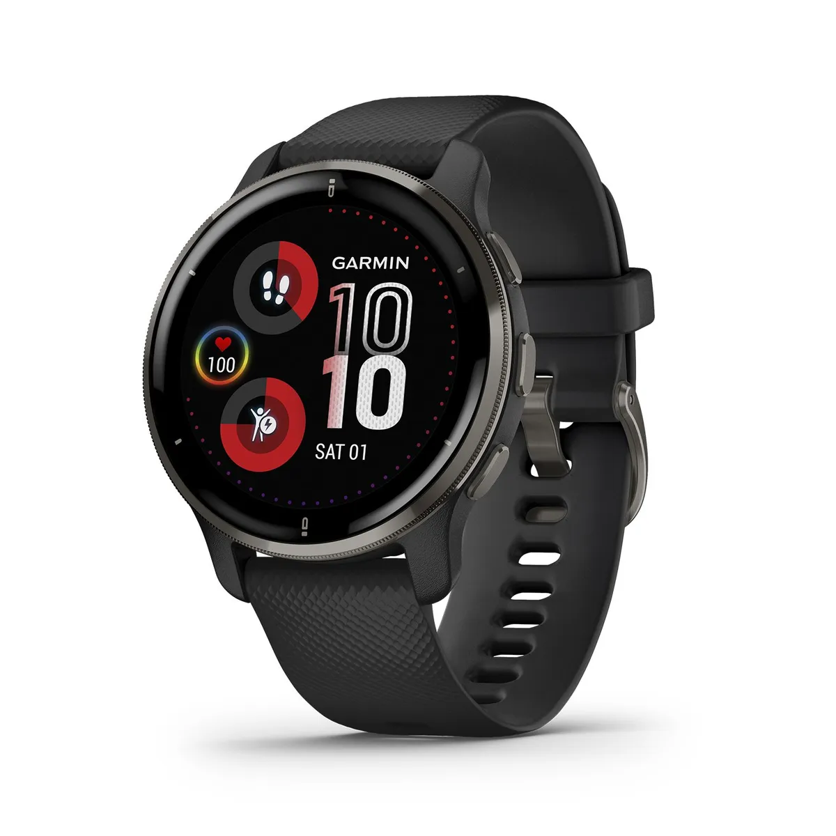 GARMIN - Smartwatch Garmin Venu 2 Negro 48mm/1.9pulgadas