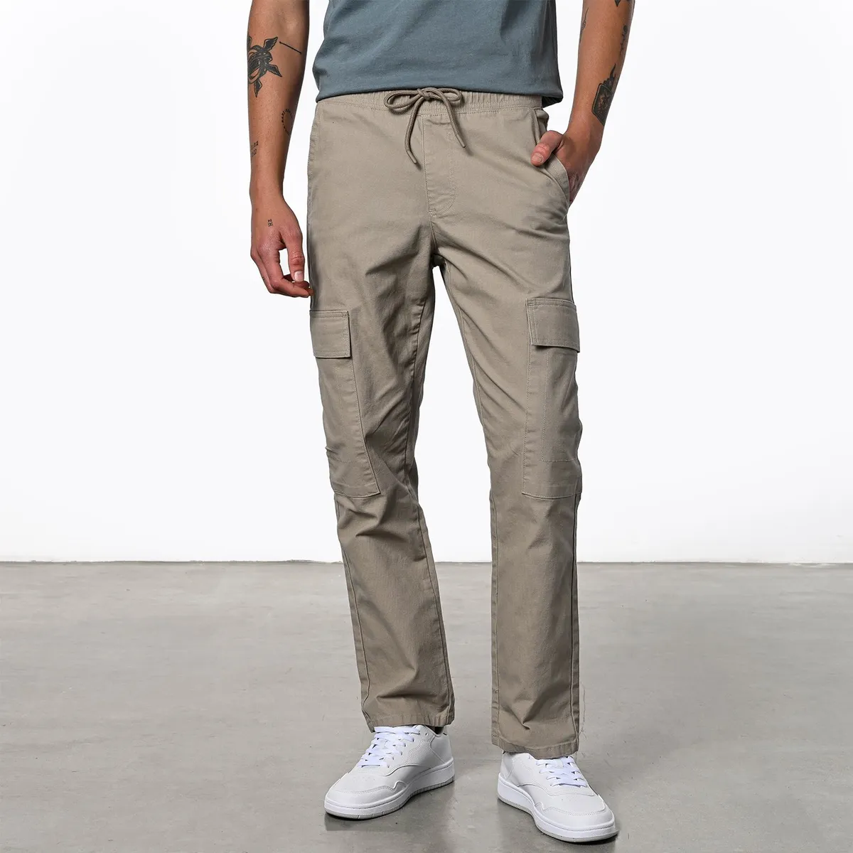 DENIMLAB - Pantalón cargo Cargo Hombre de Algodón Denimlab