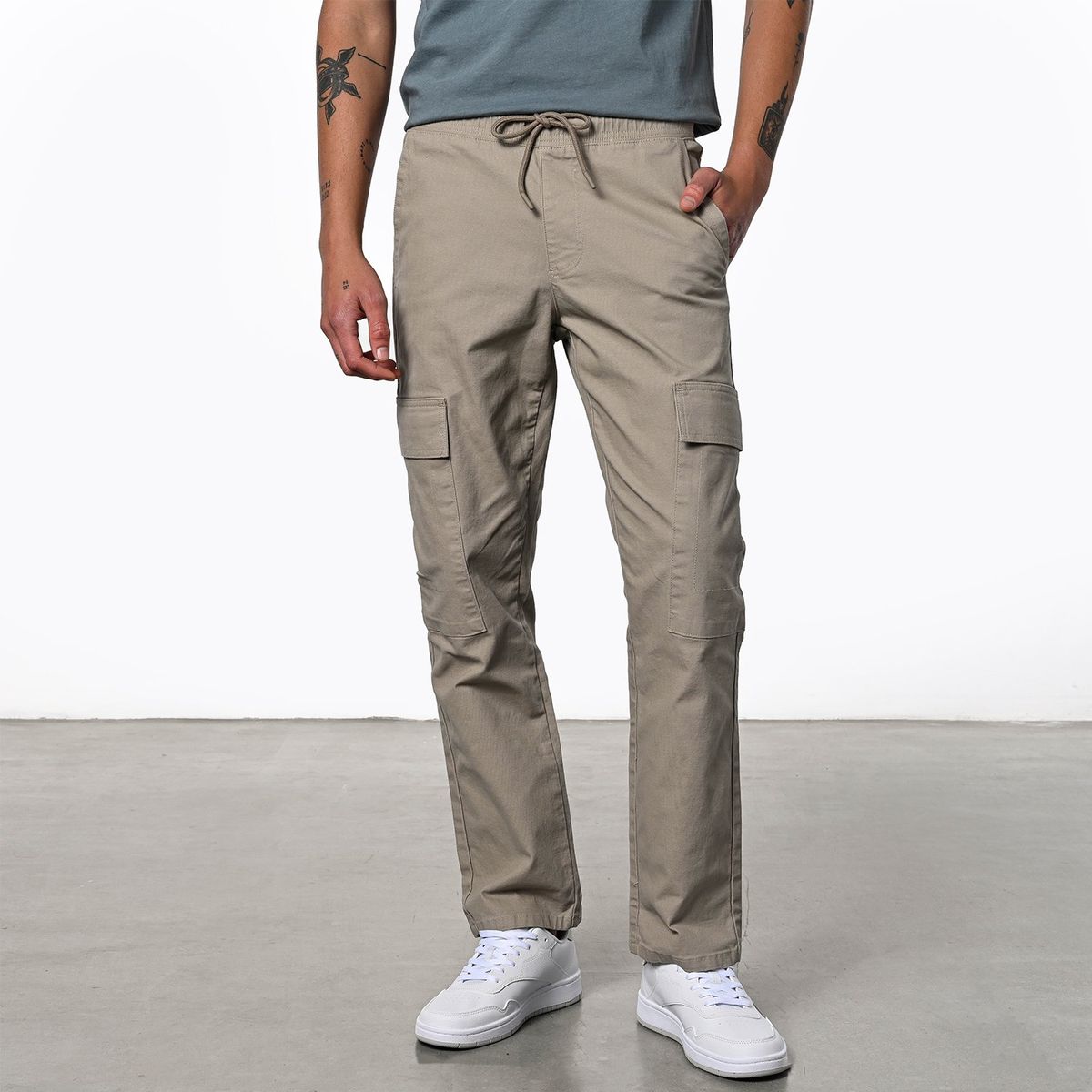 DENIMLAB - Pantalón cargo Cargo Hombre de Algodón Denimlab