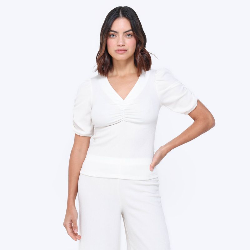 UNIVERSITY CLUB - Blusa Mujer Manga corta University Club