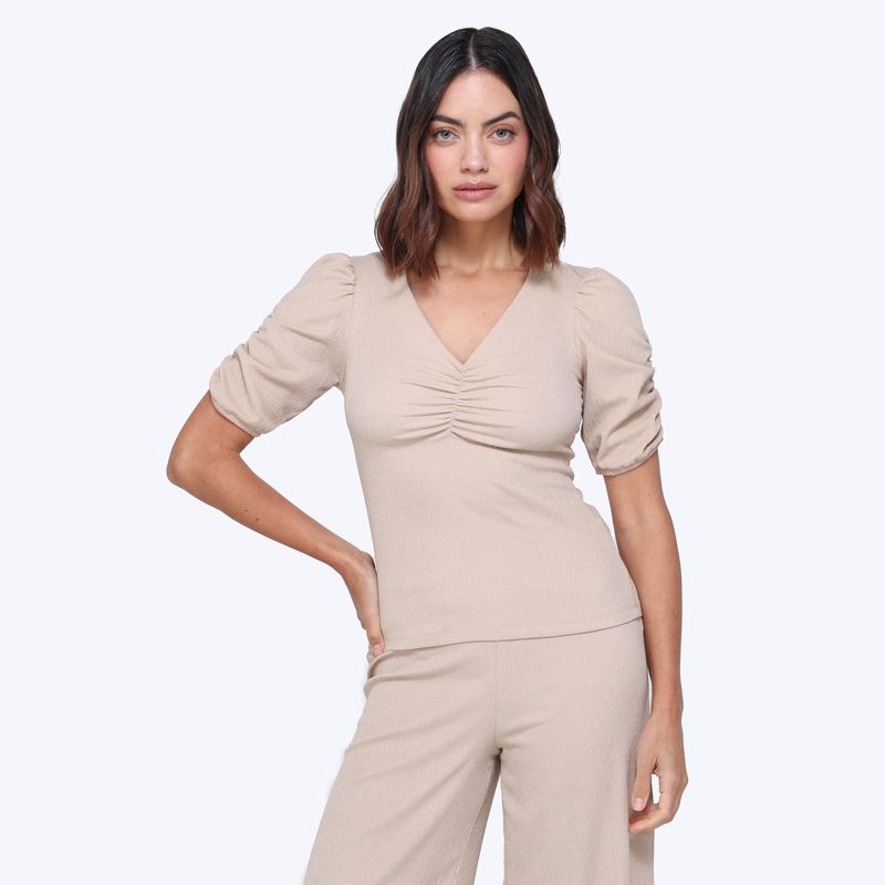 UNIVERSITY CLUB - Blusa Mujer Manga corta University Club