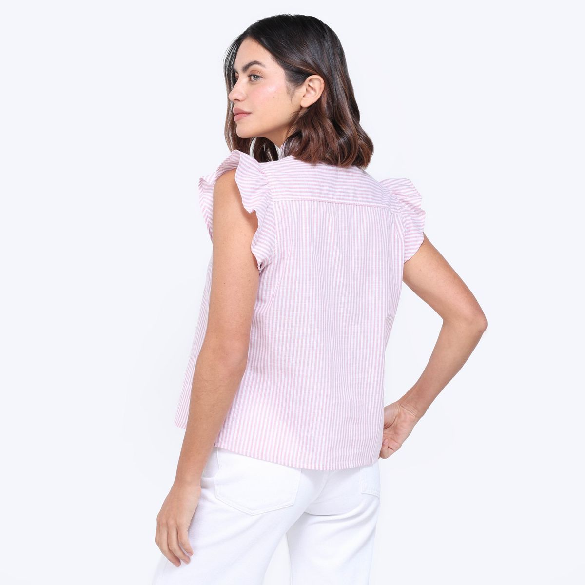 UNIVERSITY CLUB - Blusa Mujer Manga corta de Algodón University Club