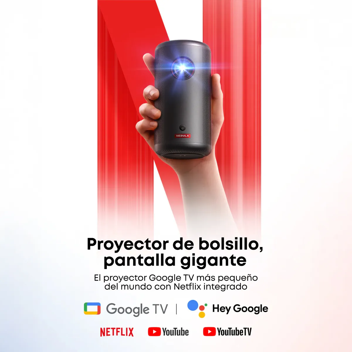 SOUNDCORE - Proyector Portatil Nebula Capsule 3 FHD 200 ANSI Lumens