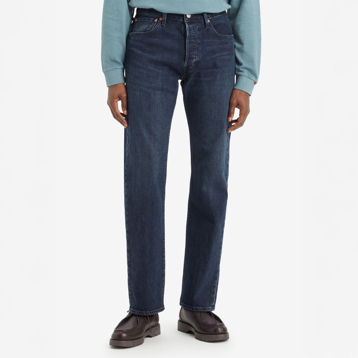 LEVIS - Jean 5 Bolsillos para Hombre Slim 501 Largo 32 Levis