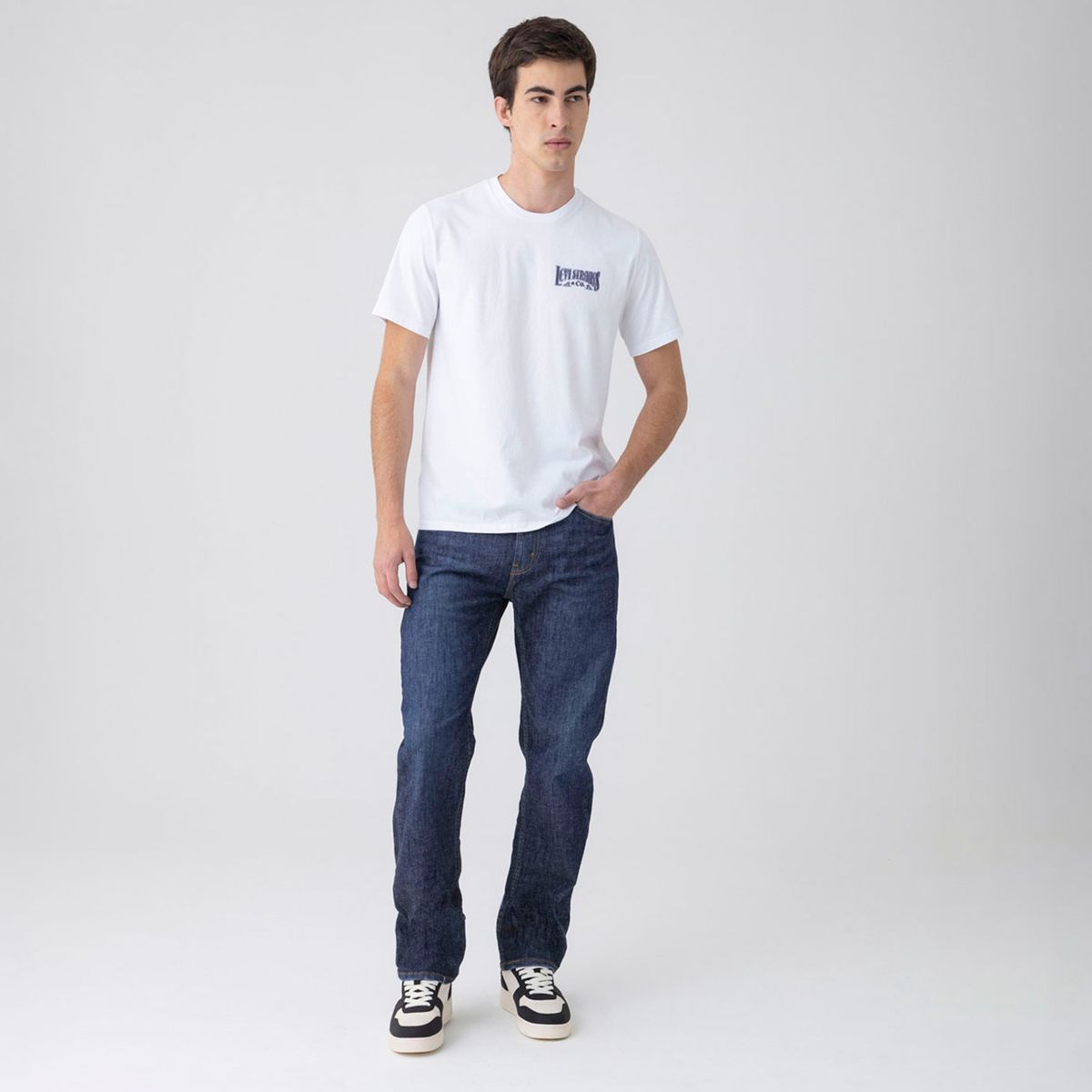 LEVIS - Jean 5 Bolsillos Hombre Regular 505 Largo 32 Levis