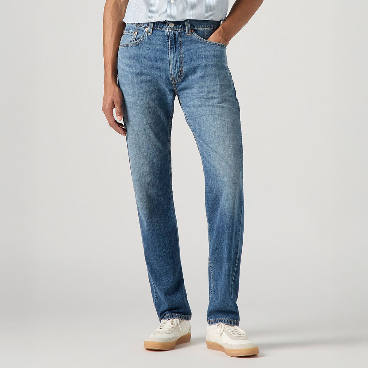 LEVIS - Jean 5 Bolsillos Hombre Recto 505 Largo 32 Levis