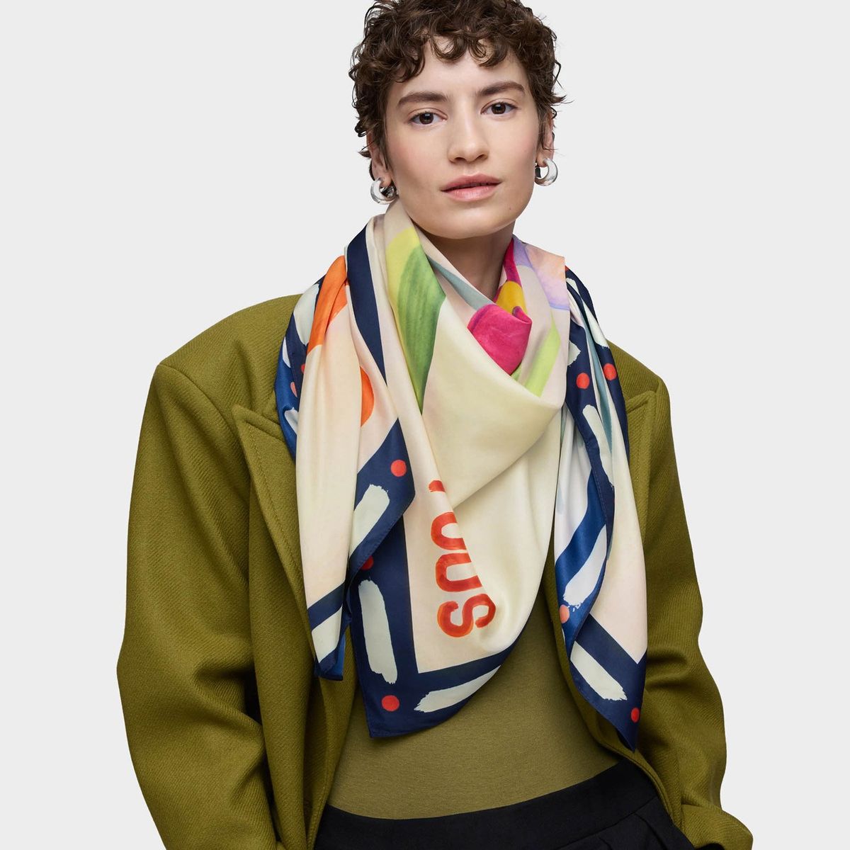 TOUS - Pañuelo cuadrado TOUS Summer Daisies