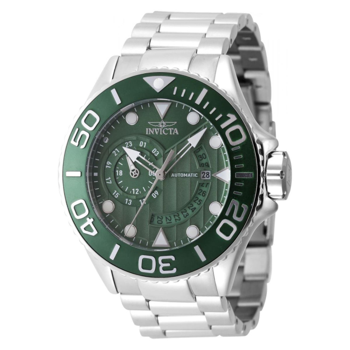 INVICTA - Reloj Invicta Hombre Grand Diver. Reloj Acero inoxidable Plateado 