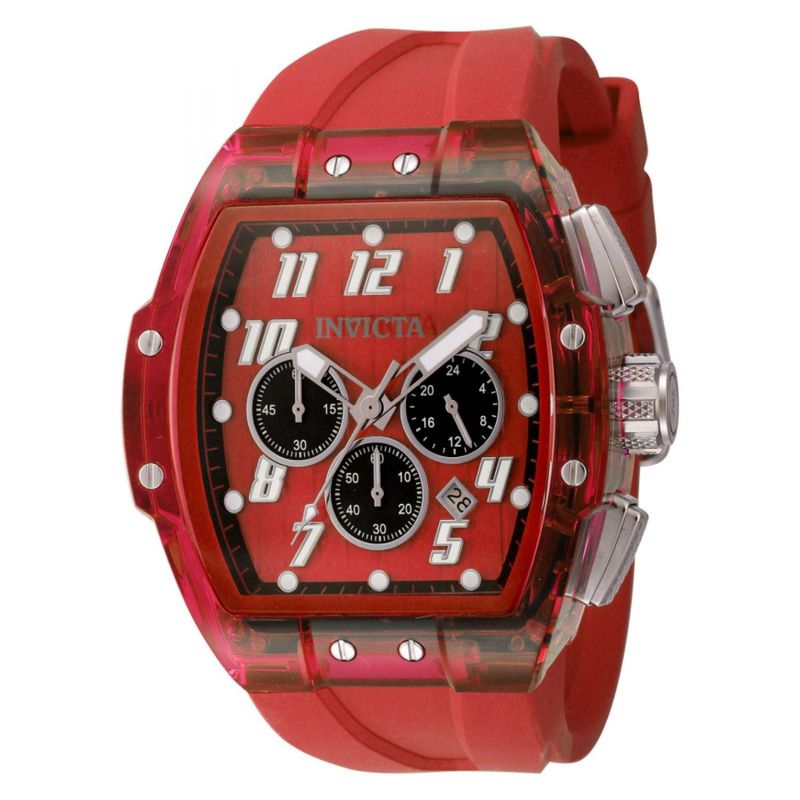 INVICTA - Reloj Invicta Hombre S1 Rally. Reloj Silicona Rojo 