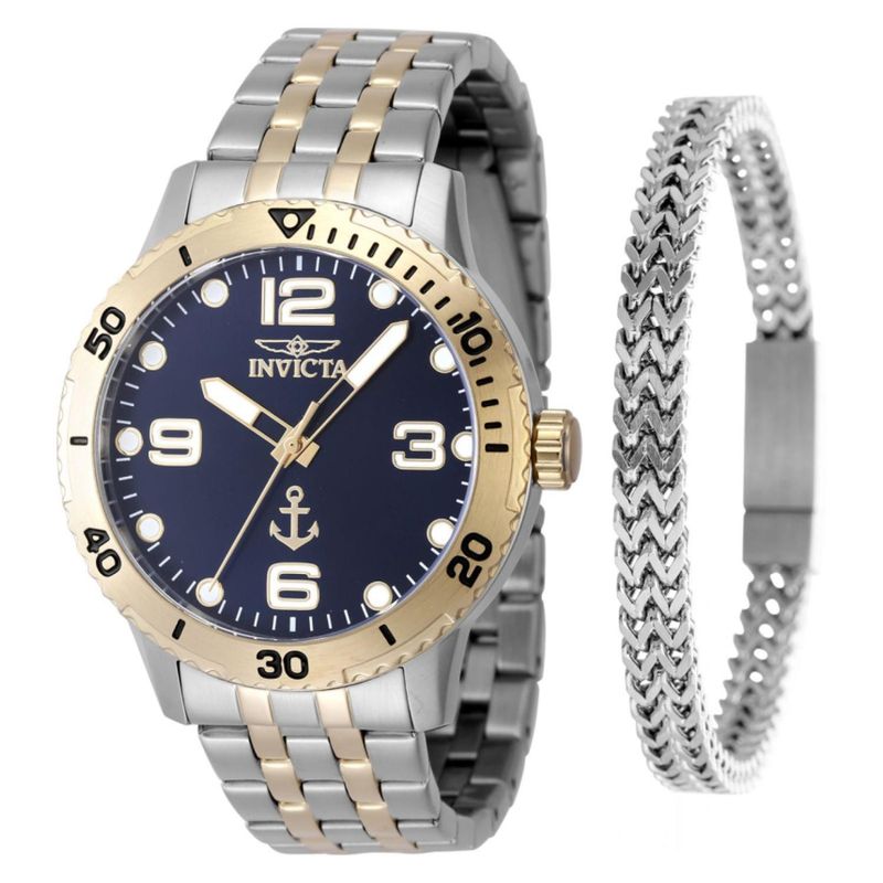INVICTA - Reloj Invicta Hombre Ocean Voyage. Reloj Acero inoxidable Dorado 