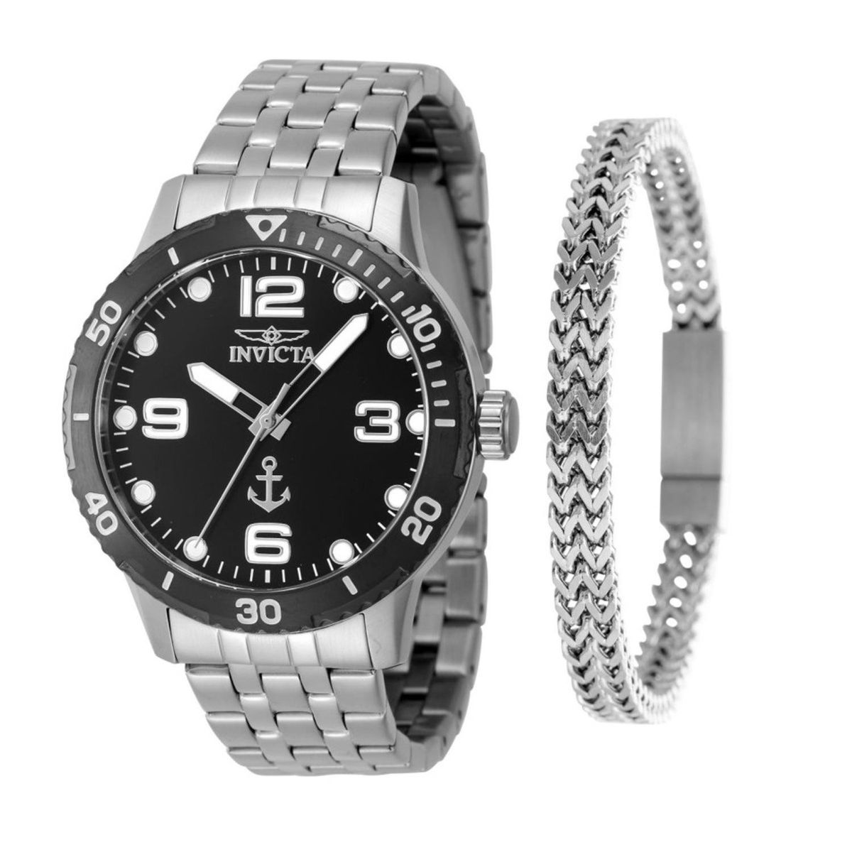 INVICTA - Reloj Invicta Hombre Ocean Voyage. Reloj Acero Inoxidable Plateado 