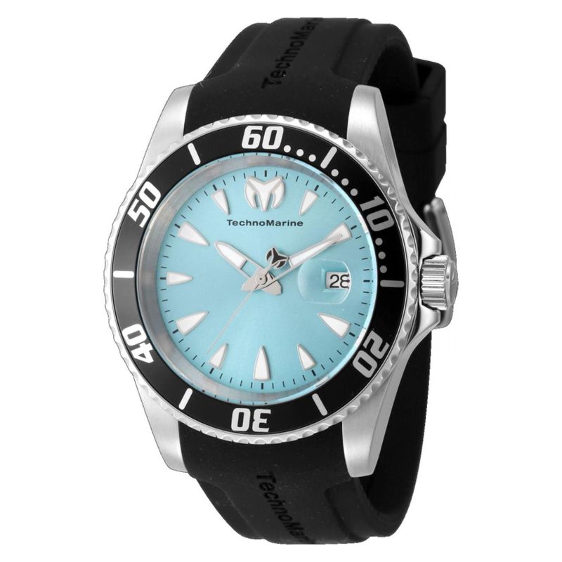 TECHNOMARINE - Reloj Technomarine Hombre Manta. Reloj Silicona Negro