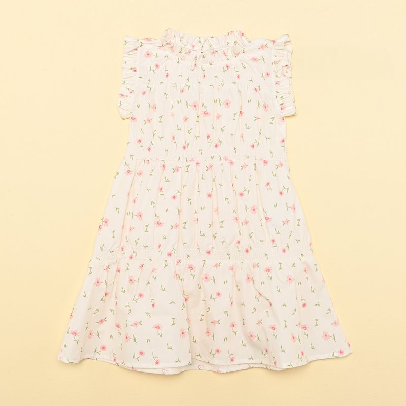 CONIGLIO - Vestido para Niña Manga corta de Algodón Coniglio