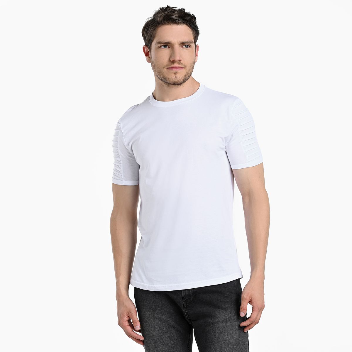 MOSSIMO - Camiseta Hombre Manga larga de Algodón Mossimo