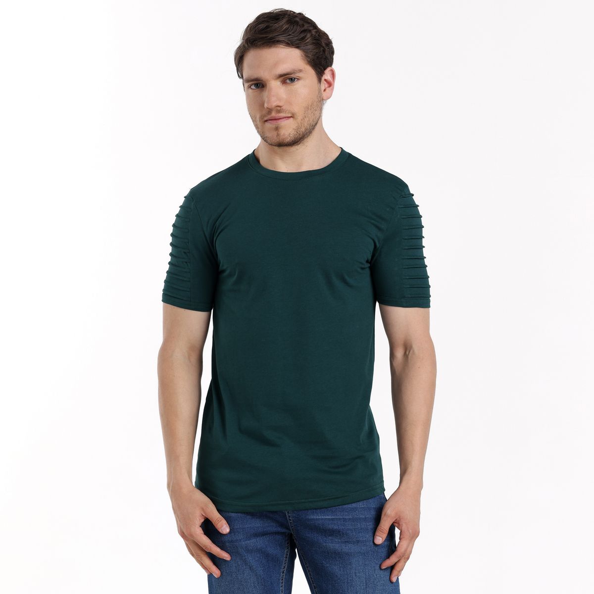 MOSSIMO - Camiseta Hombre Manga larga de Algodón Mossimo