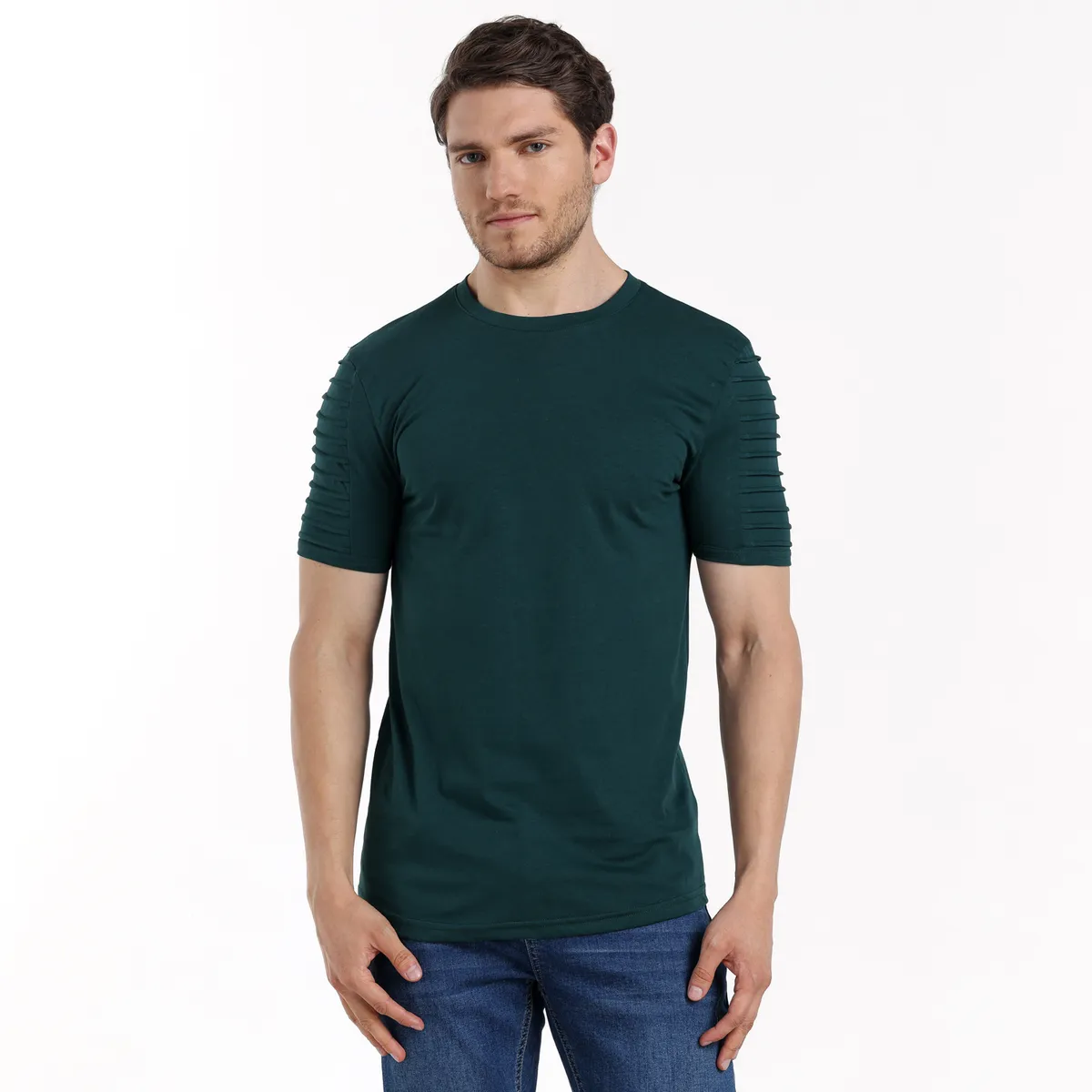 MOSSIMO - Camiseta Hombre Manga larga de Algodón Mossimo