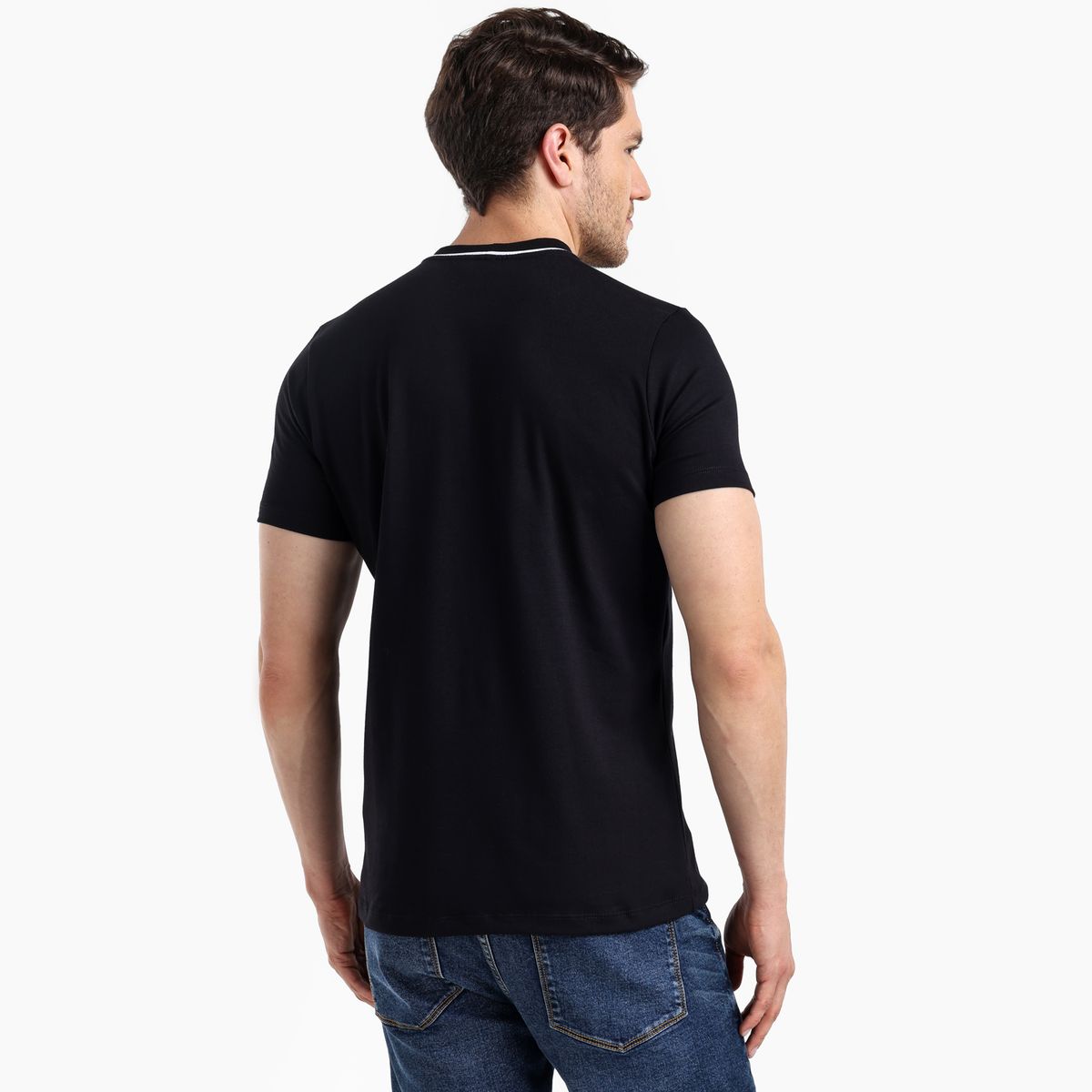 MOSSIMO - Camiseta Hombre Manga larga de Algodón Mossimo